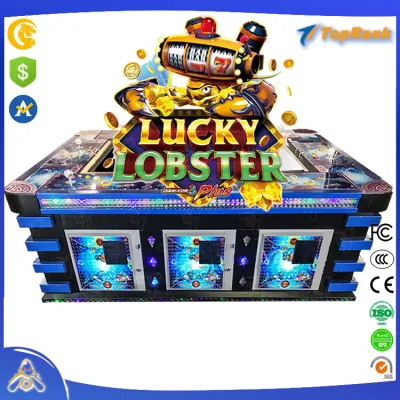 Profesional de buena calidad Fish Hunter Video Arcade Máquina de monedas 55 pulgadas 8 jugadores Apuestas populares Casino Máquina de juego de pesca Lucky Lobster