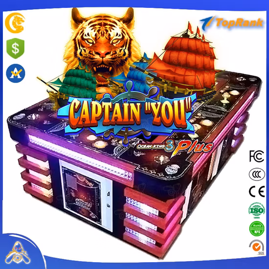 2023 Popular Venta al por mayor caliente personalizado 8 jugadores gabinete de juegos de peces Arcadeskill máquina de juegos de pesca Ocean King 3 Plus Wonder Cat' S Fortune