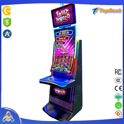 Venta caliente Precio barato Casino en línea Bono gratuito Máquinas de juegos Arcade Consola de juegos que funciona con monedas Botón pulsador Juego de tragamonedas Fruit World